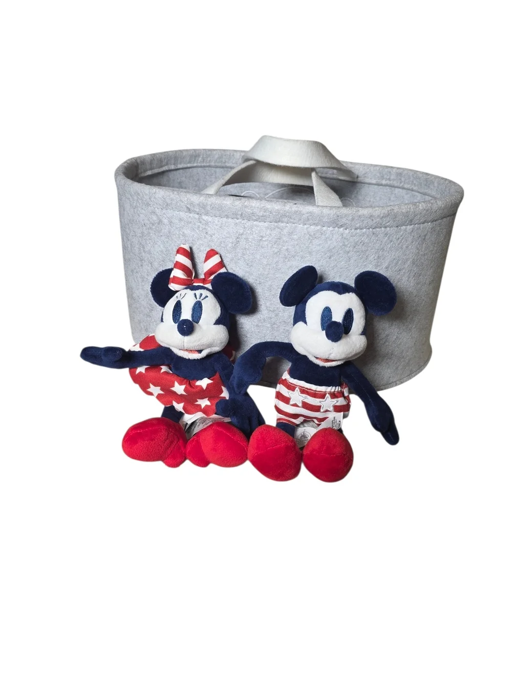 Disney Cruise Line Pirate Bandana + Patriotic Mickey & Minnie Plush Bundle
